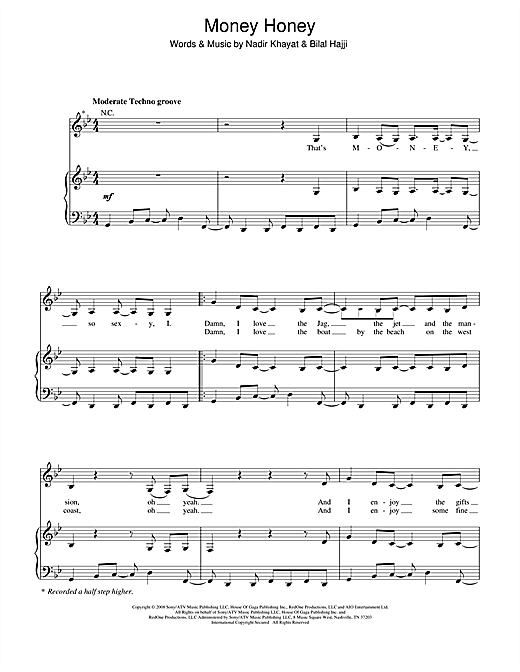 Learn to play Lady Gaga Money Honey sheet music for Piano, Vocal & Guitar (Right-Hand Melody) in minutes. Lady Gaga Money Honey sheet music notes and chords. Download Printable PDF.