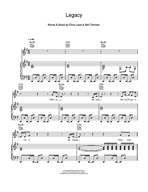 Learn to play Pet Shop Boys Legacy sheet music for Piano, Vocal & Guitar in minutes. Pet Shop Boys Legacy sheet music notes and chords. Download Printable PDF.