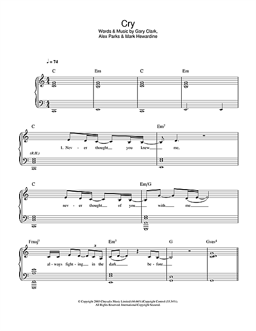 Learn to play Alex Parks Cry sheet music for Easy Piano in minutes. Alex Parks Cry sheet music notes and chords. Download Printable PDF.