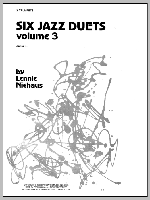 Learn to play Niehaus Six Jazz Duets, Volume 3 sheet music for Brass Ensemble in minutes. Niehaus Six Jazz Duets, Volume 3 sheet music notes and chords. Download Printable PDF.