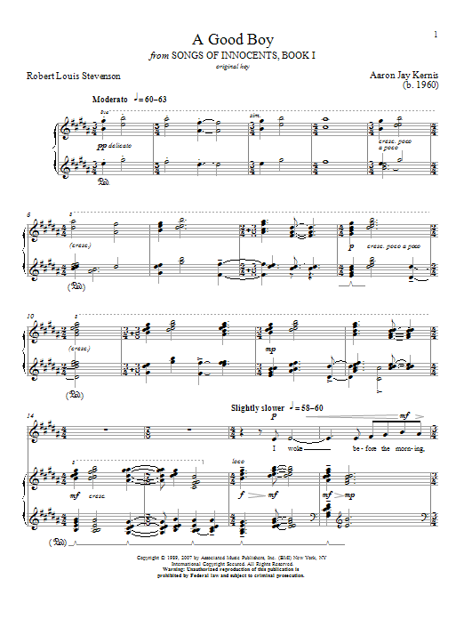 Learn to play Robert Louis Stevenson A Good Boy sheet music for Piano & Vocal in minutes. Robert Louis Stevenson A Good Boy sheet music notes and chords. Download Printable PDF.