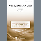 Download or print 15th Century French Melody Veni, Emmanuel! (arr. Zachary Steele) Sheet Music Printable PDF -page score for Holiday / arranged 2-Part Choir SKU: 1133178.