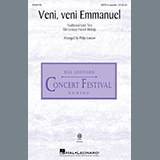 Download or print 15th Century French Melody Veni, Veni Emmanuel (arr. Philip Lawson) Sheet Music Printable PDF -page score for Concert / arranged SATB Choir SKU: 539746.