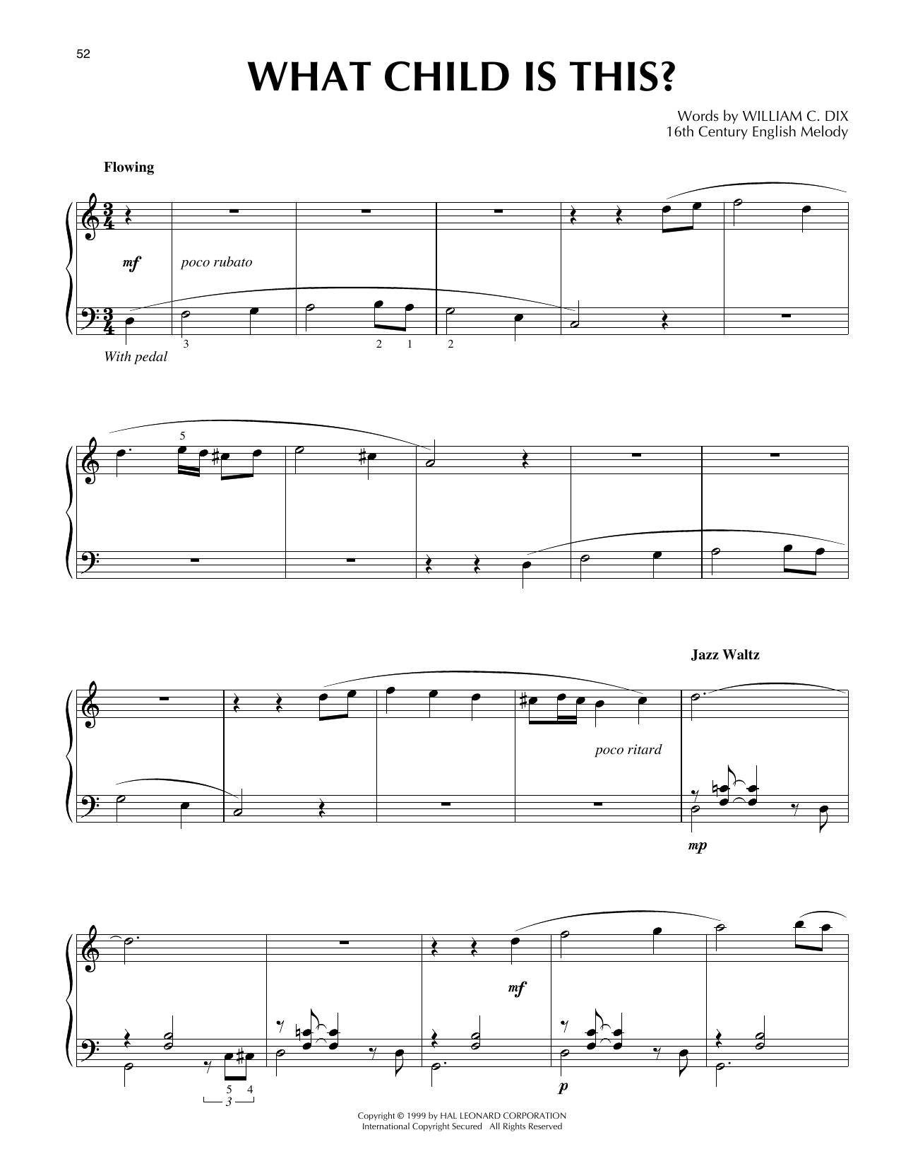 Download 16th Century English Melody What Child Is This? [Jazz version] (arr. Frank Mantooth) Sheet Music and learn how to play Piano Solo PDF digital score in minutes