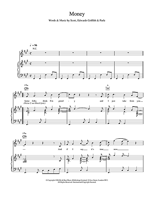 Learn to play Space Money sheet music for Piano, Vocal & Guitar (Right-Hand Melody) in minutes. Space Money sheet music notes and chords. Download Printable PDF.