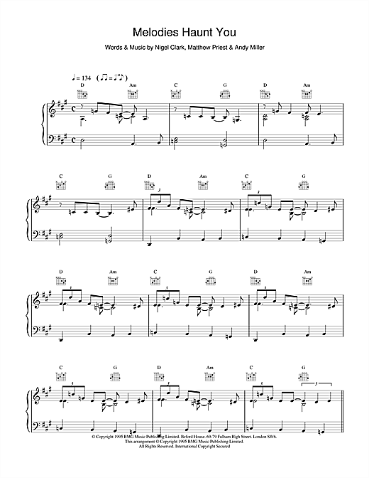 Learn to play Dodgy Melodies Haunt You sheet music for Piano, Vocal & Guitar (Right-Hand Melody) in minutes. Dodgy Melodies Haunt You sheet music notes and chords. Download Printable PDF.