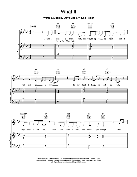 Learn to play The Lightning Seeds What If… sheet music for Piano, Vocal & Guitar in minutes. The Lightning Seeds What If… sheet music notes and chords. Download Printable PDF.