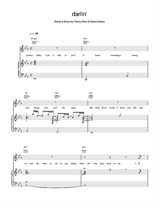 Learn to play Backstreet Boys Darlin' sheet music for Piano, Vocal & Guitar (Right-Hand Melody) in minutes. Backstreet Boys Darlin' sheet music notes and chords. Download Printable PDF.