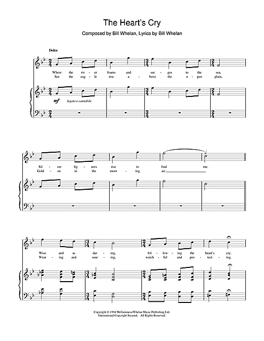 Bill Whelan The Heart S Cry From Riverdance Sheet Music Notes Chords Piano Download Musicals Pdf