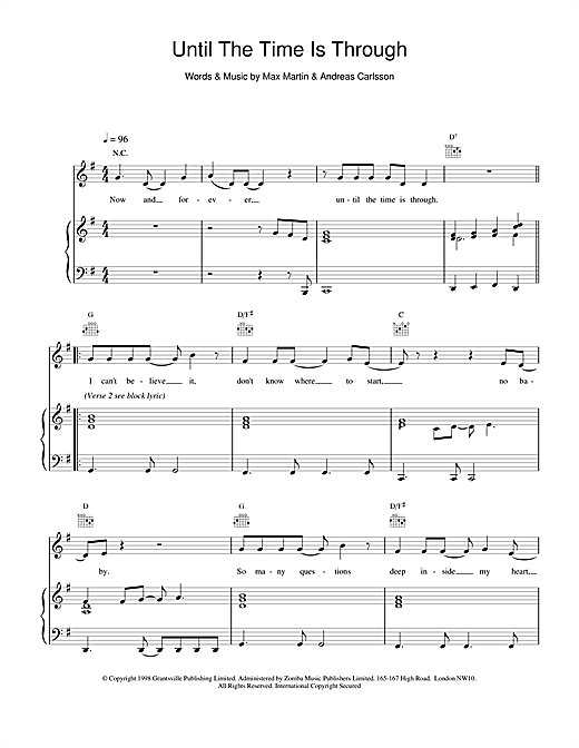 Learn to play Five Until The Time Is Through sheet music for Piano, Vocal & Guitar in minutes. Five Until The Time Is Through sheet music notes and chords. Download Printable PDF.