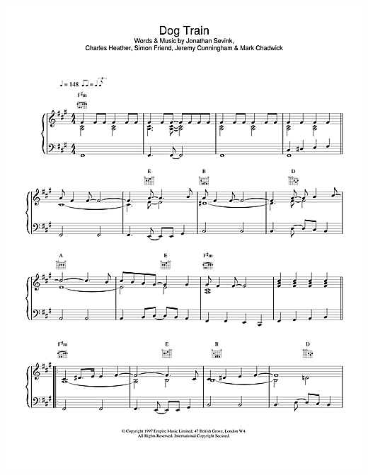 Learn to play The Levellers Dog Train sheet music for Piano, Vocal & Guitar in minutes. The Levellers Dog Train sheet music notes and chords. Download Printable PDF.