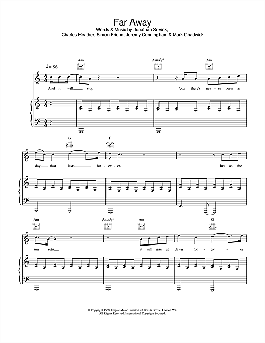 Learn to play The Levellers Far Away sheet music for Piano, Vocal & Guitar in minutes. The Levellers Far Away sheet music notes and chords. Download Printable PDF.