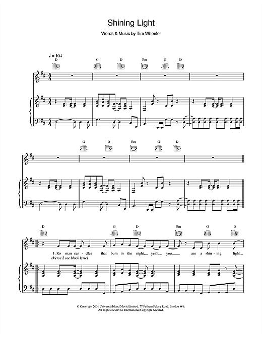 Learn to play Ash Shining Light sheet music for Piano, Vocal & Guitar in minutes. Ash Shining Light sheet music notes and chords. Download Printable PDF.