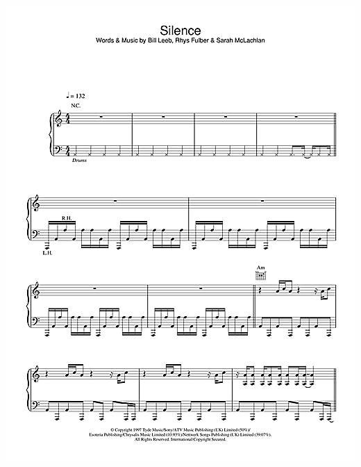 Learn to play Delerium Silence sheet music for Piano, Vocal & Guitar in minutes. Delerium Silence sheet music notes and chords. Download Printable PDF.