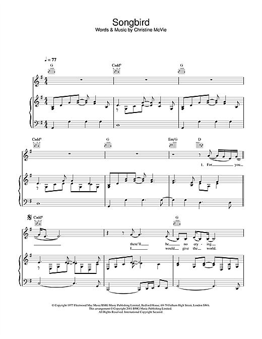 Learn to play Eva Cassidy Songbird sheet music for Piano, Vocal & Guitar in minutes. Eva Cassidy Songbird sheet music notes and chords. Download Printable PDF.