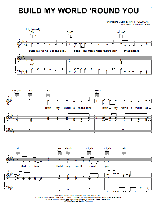Learn to play Sandi Patty Build My World 'Round You sheet music for Piano, Vocal & Guitar (Right-Hand Melody) in minutes. Sandi Patty Build My World 'Round You sheet music notes and chords. Download Printable PDF.