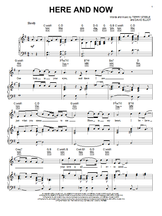 Learn to play Luther Vandross Here And Now sheet music for Piano, Vocal & Guitar (Right-Hand Melody) in minutes. Luther Vandross Here And Now sheet music notes and chords. Download Printable PDF.