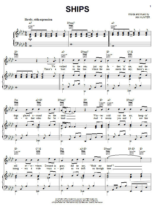 Learn to play Barry Manilow Ships sheet music for Piano, Vocal & Guitar (Right-Hand Melody) in minutes. Barry Manilow Ships sheet music notes and chords. Download Printable PDF.