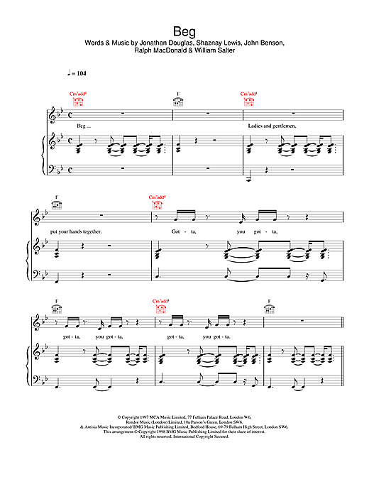 Learn to play All Saints Beg sheet music for Piano, Vocal & Guitar in minutes. All Saints Beg sheet music notes and chords. Download Printable PDF.