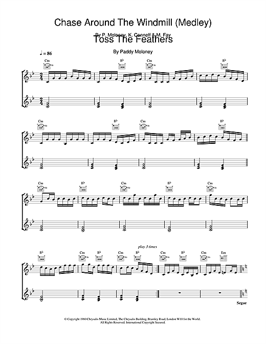 Learn to play The Chieftains Chase Around The Windmill (Medley);Toss The Feathers sheet music for Piano in minutes. The Chieftains Chase Around The Windmill (Medley);Toss The Feathers sheet music notes and chords. Download Printable PDF.