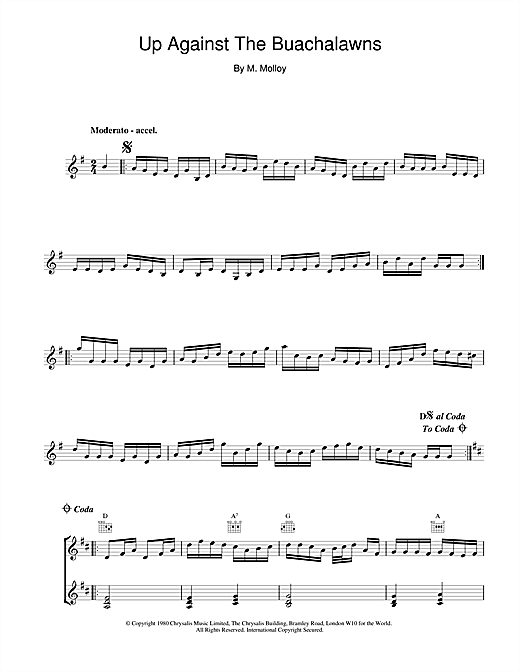 Learn to play The Chieftains Up Against The Buachalawns sheet music for Piano, Vocal & Guitar (Right-Hand Melody) in minutes. The Chieftains Up Against The Buachalawns sheet music notes and chords. Download Printable PDF.