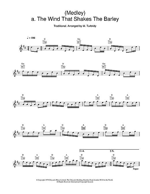 Learn to play The Chieftains (Medley) a. The Wind That Shakes The Barley;b. The Reel With The Beryle sheet music for Melody Line, Lyrics & Chords in minutes. The Chieftains (Medley) a. The Wind That Shakes The Barley;b. The Reel With The Beryle sheet music notes and chords. Download Printable PDF.