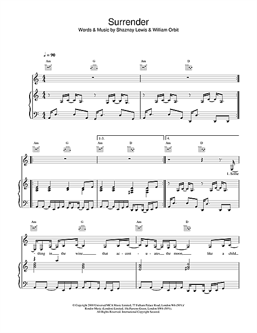 Learn to play All Saints Surrender sheet music for Piano, Vocal & Guitar in minutes. All Saints Surrender sheet music notes and chords. Download Printable PDF.