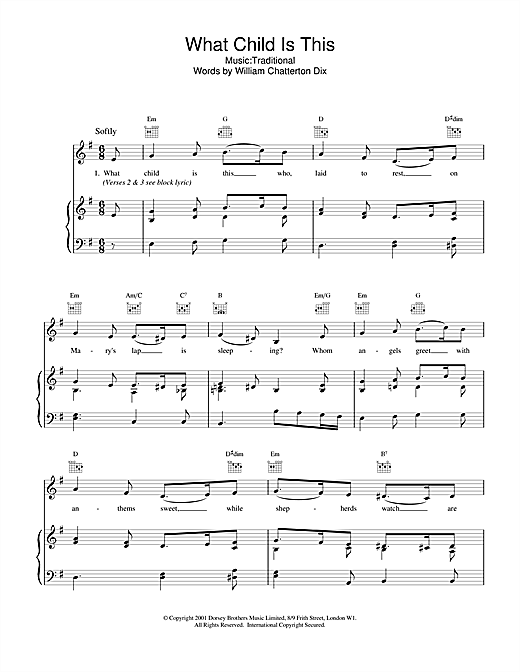 Learn to play Christmas Carol What Child Is This? sheet music for Piano & Vocal in minutes. Christmas Carol What Child Is This? sheet music notes and chords. Download Printable PDF.