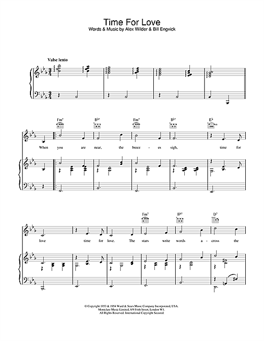 Learn to play Marlene Dietrich Time For Love sheet music for Piano, Vocal & Guitar (Right-Hand Melody) in minutes. Marlene Dietrich Time For Love sheet music notes and chords. Download Printable PDF.