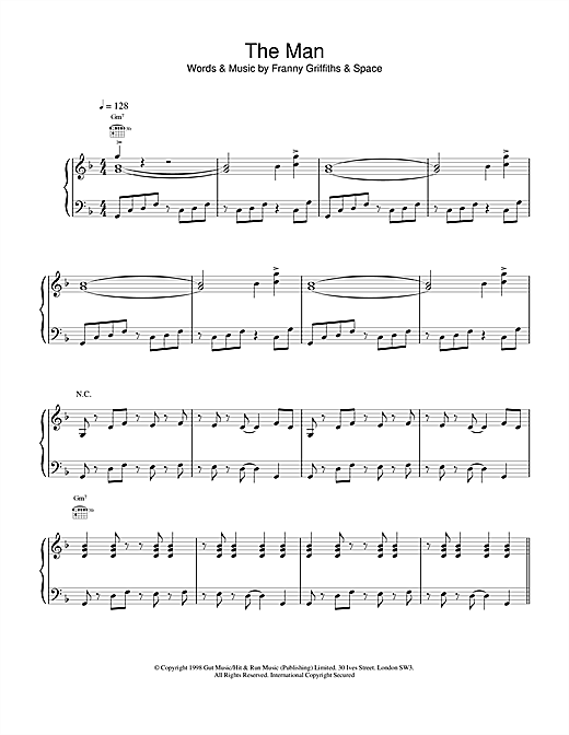 Learn to play Space The Man sheet music for Piano, Vocal & Guitar in minutes. Space The Man sheet music notes and chords. Download Printable PDF.