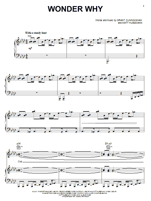 Learn to play Avalon Wonder Why sheet music for Piano, Vocal & Guitar (Right-Hand Melody) in minutes. Avalon Wonder Why sheet music notes and chords. Download Printable PDF.