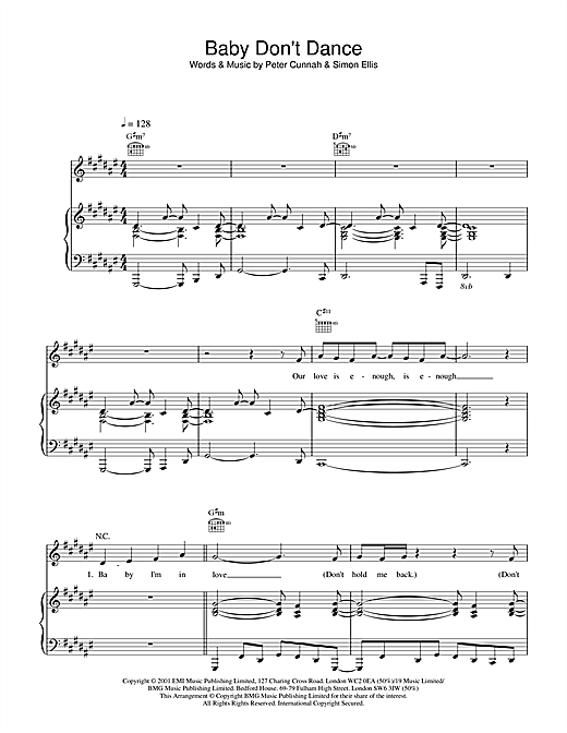 Learn to play Steps Baby Don't Dance sheet music for Piano, Vocal & Guitar in minutes. Steps Baby Don't Dance sheet music notes and chords. Download Printable PDF.
