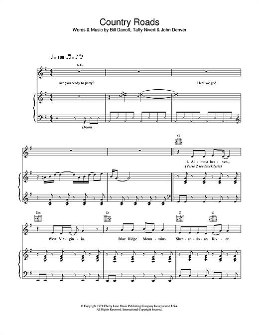 Learn to play Hermes House Band Country Road sheet music for Piano, Vocal & Guitar in minutes. Hermes House Band Country Road sheet music notes and chords. Download Printable PDF.