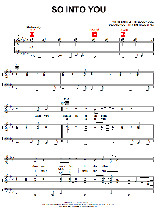 Learn to play Atlanta Rhythm Section So Into You sheet music for Piano, Vocal & Guitar (Right-Hand Melody) in minutes. Atlanta Rhythm Section So Into You sheet music notes and chords. Download Printable PDF.