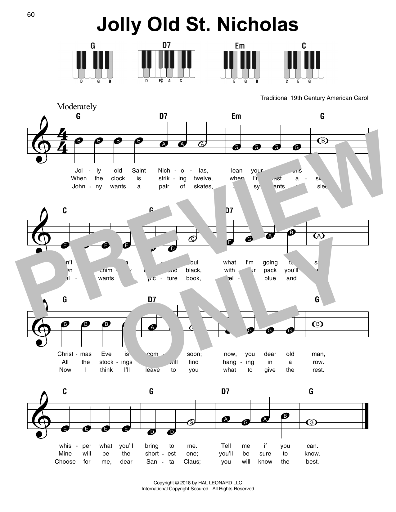 Download 19th Century American Carol Sheet Music and learn how to play Cello PDF score in minutes