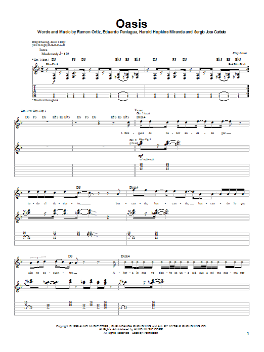 Learn to play Puya Oasis sheet music for Guitar Tab in minutes. Puya Oasis sheet music notes and chords. Download Printable PDF.