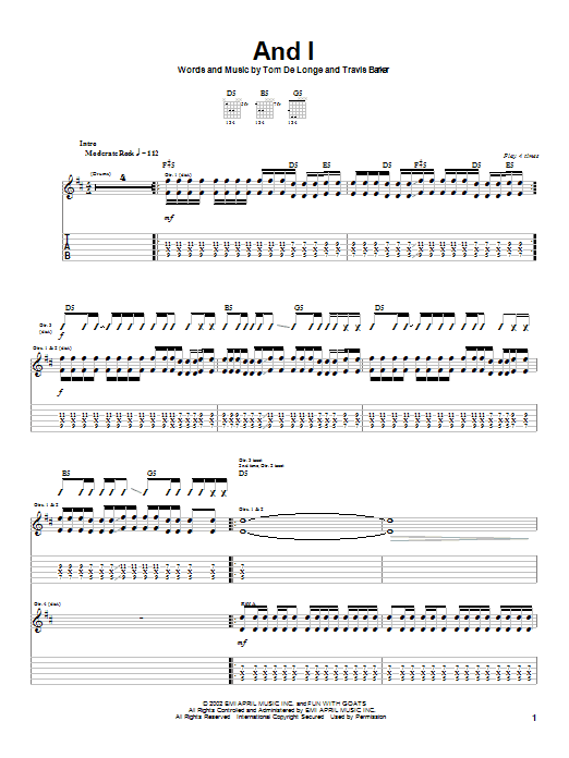 Learn to play Box Car Racer And I sheet music for Guitar Tab in minutes. Box Car Racer And I sheet music notes and chords. Download Printable PDF.