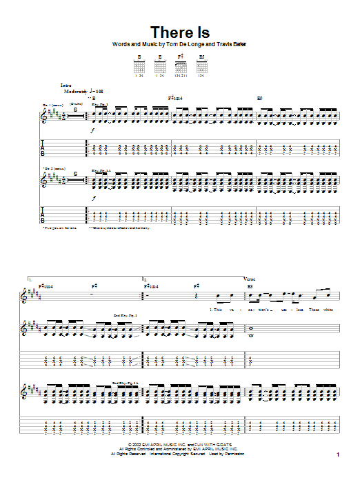 Learn to play Box Car Racer There Is sheet music for Guitar Tab in minutes. Box Car Racer There Is sheet music notes and chords. Download Printable PDF.