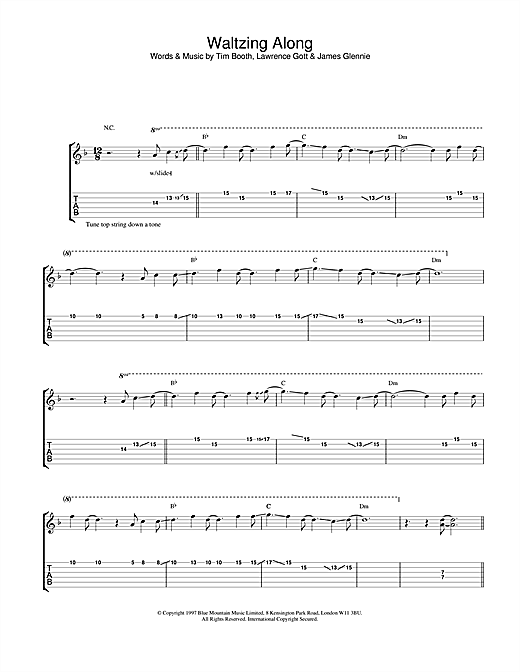 Learn to play James Waltzing Along sheet music for Guitar Tab in minutes. James Waltzing Along sheet music notes and chords. Download Printable PDF.