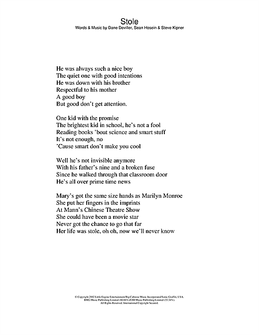 Learn to play Kelly Rowland Stole sheet music for Lyrics Only in minutes. Kelly Rowland Stole sheet music notes and chords. Download Printable PDF.