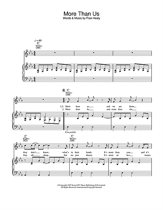 Learn to play Travis More Than Us sheet music for Piano, Vocal & Guitar in minutes. Travis More Than Us sheet music notes and chords. Download Printable PDF.