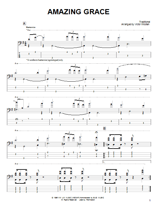 Learn to play Victor Wooten Amazing Grace sheet music for Bass Guitar Tab in minutes. Victor Wooten Amazing Grace sheet music notes and chords. Download Printable PDF.