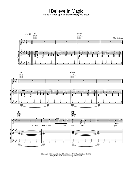 Learn to play Paul Brady I Believe In Magic sheet music for Piano, Vocal & Guitar in minutes. Paul Brady I Believe In Magic sheet music notes and chords. Download Printable PDF.