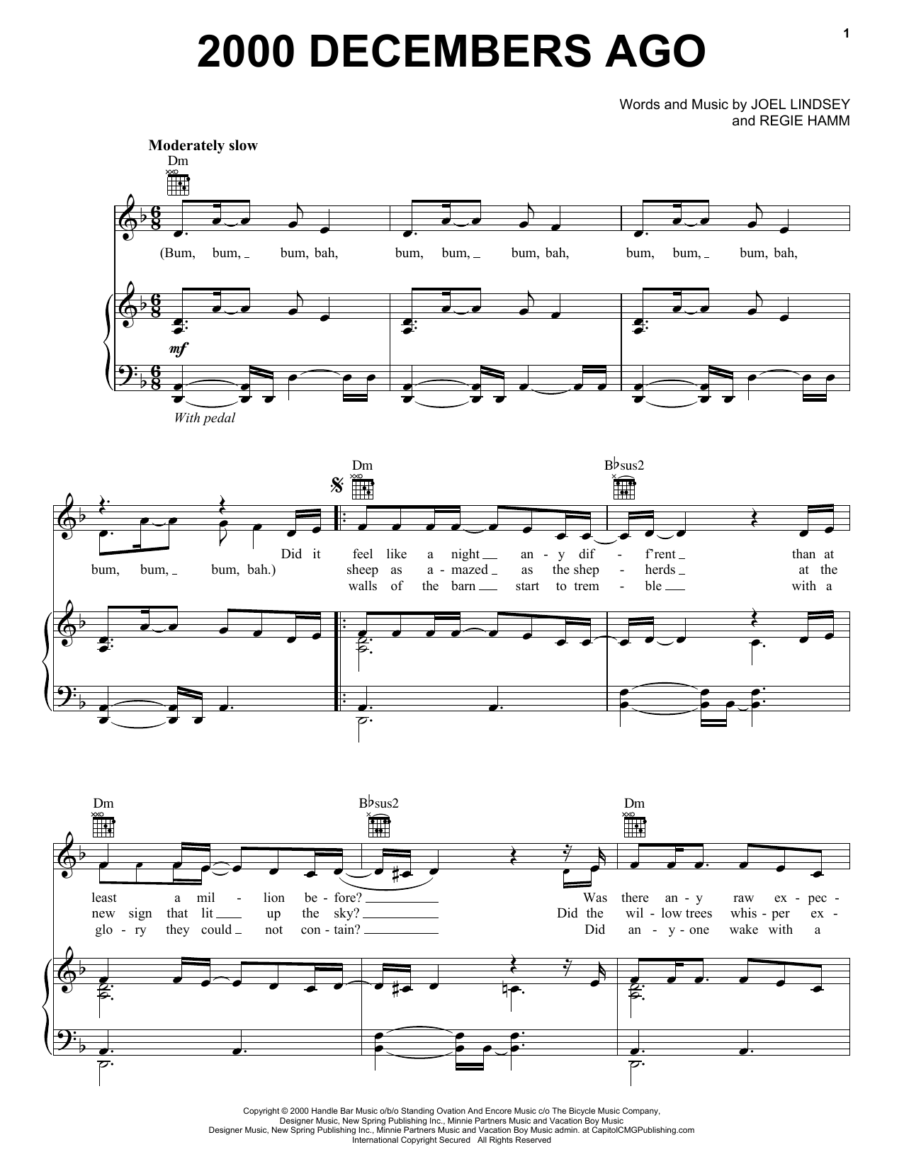 Learn to play Joy Williams 2000 Decembers Ago sheet music for Piano, Vocal & Guitar (Right-Hand Melody) in minutes. Joy Williams 2000 Decembers Ago sheet music notes and chords. Download Printable PDF.