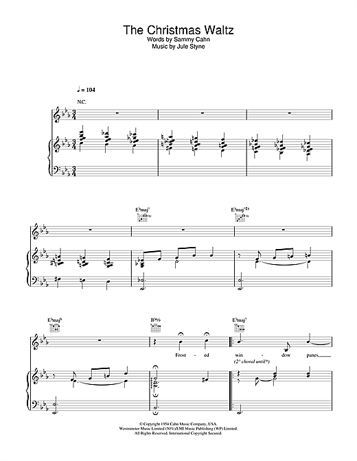 Learn to play Doris Day The Christmas Waltz sheet music for Piano, Vocal & Guitar in minutes. Doris Day The Christmas Waltz sheet music notes and chords. Download Printable PDF.