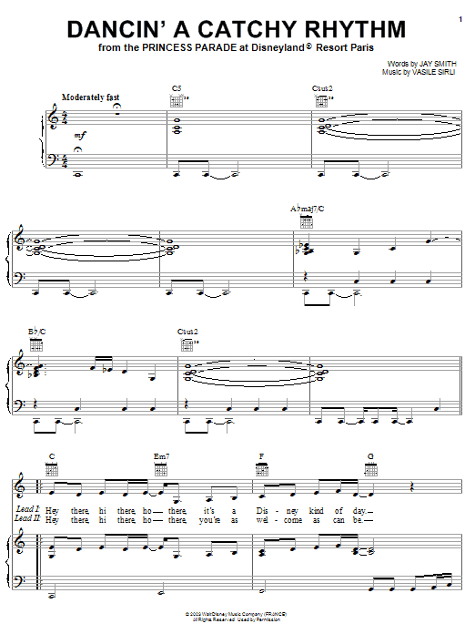 Learn to play Jay Smith Dancin' A Catchy Rhythm sheet music for Piano, Vocal & Guitar (Right-Hand Melody) in minutes. Jay Smith Dancin' A Catchy Rhythm sheet music notes and chords. Download Printable PDF.