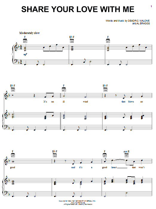 Learn to play Kenny Rogers Share Your Love With Me sheet music for Piano, Vocal & Guitar (Right-Hand Melody) in minutes. Kenny Rogers Share Your Love With Me sheet music notes and chords. Download Printable PDF.