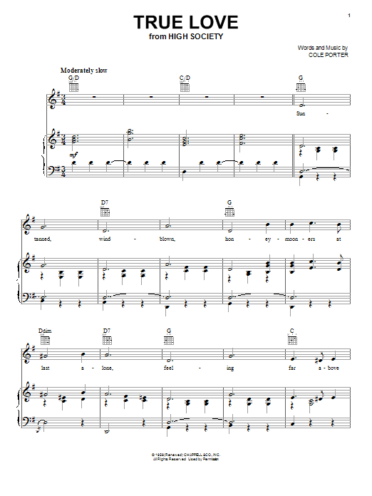 Learn to play Patsy Cline True Love sheet music for Piano, Vocal & Guitar (Right-Hand Melody) in minutes. Patsy Cline True Love sheet music notes and chords. Download Printable PDF.