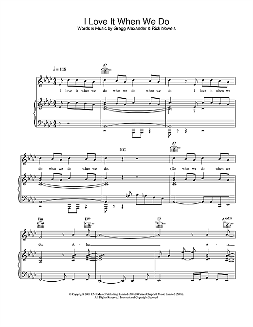 Learn to play Ronan Keating I Love It When We Do sheet music for Piano, Vocal & Guitar (Right-Hand Melody) in minutes. Ronan Keating I Love It When We Do sheet music notes and chords. Download Printable PDF.