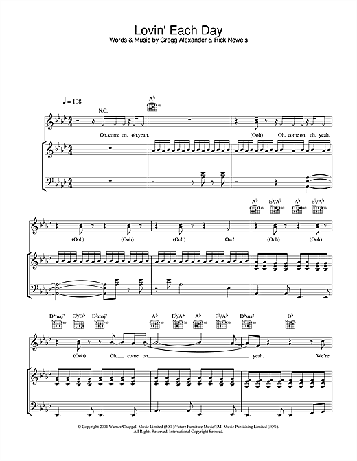Learn to play Ronan Keating Lovin' Each Day sheet music for Piano, Vocal & Guitar in minutes. Ronan Keating Lovin' Each Day sheet music notes and chords. Download Printable PDF.